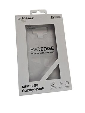 tech21 Evo Edge Samsung Galaxy Note9 Case Clear Ultra Thin FlexShock NIB